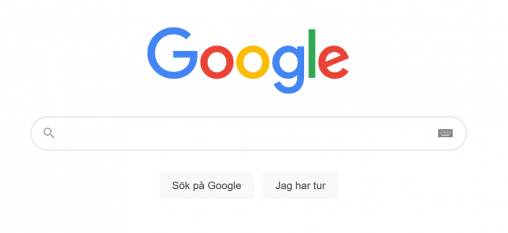 google sökfönster
